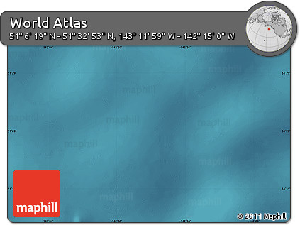 Satellite Map of the Area around 51° 19' 36" N, 142° 43' 29" W