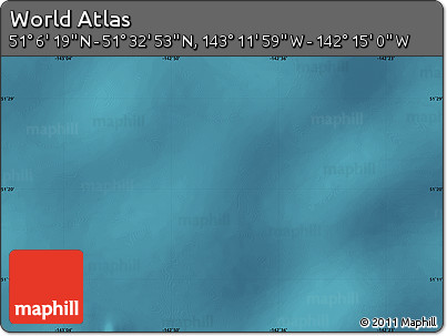 Satellite Map of the Area around 51° 19' 36" N, 142° 43' 29" W