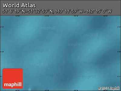 Satellite Map of the Area around 51° 19' 36" N, 142° 43' 29" W