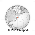Outline Map of the Area around 51° 19' 36" N, 148° 49' 29" E, rectangular outline