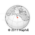 Outline Map of the Area around 51° 19' 36" N, 152° 4' 29" W, rectangular outline
