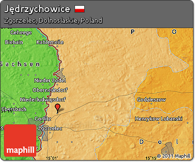 Political Map of Jędrzychowice