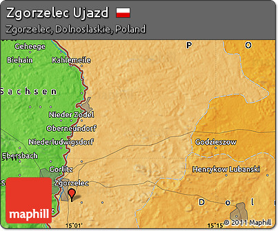 Political Map of Zgorzelec Ujazd