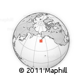 Outline Map of the Area around 51° 19' 36" N, 164° 49' 29" W, rectangular outline