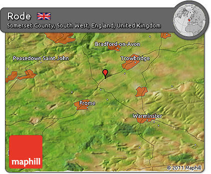Satellite 3D Map of Rode