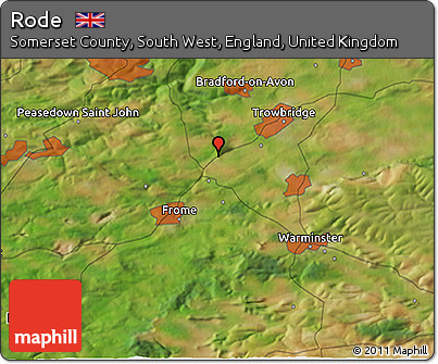 Satellite 3D Map of Rode