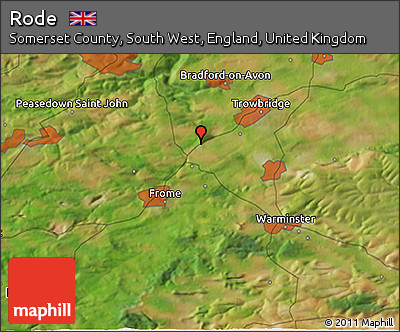 Satellite 3D Map of Rode