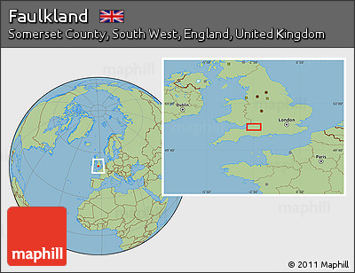 Savanna Style Location Map of Faulkland
