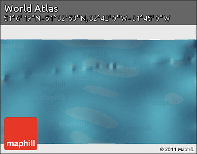 Satellite 3D Map of the Area around 51° 19' 36" N, 32° 13' 30" W
