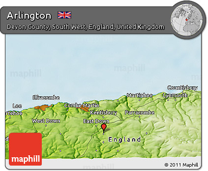 Physical 3D Map of Arlington