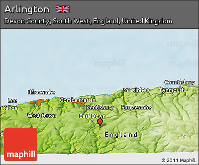 Physical 3D Map of Arlington