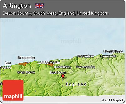 Physical 3D Map of Arlington