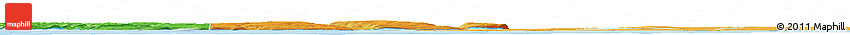 Political Horizon Map of the Area around 51° 19' 36" N, 56° 52' 30" W Political Horizon Map of the Area around 51° 19' 36" N, 56° 52' 30" W