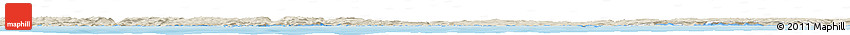 Shaded Relief Horizon Map of the Area around 51° 19' 36" N, 57° 43' 30" W Shaded Relief Horizon Map of the Area around 51° 19' 36" N, 57° 43' 30" W