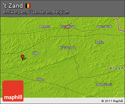 Physical 3D Map of 't Zand