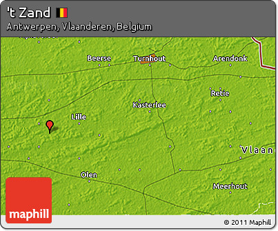 Physical 3D Map of 't Zand