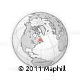 Outline Map of the Area around 51° 19' 36" N, 62° 49' 30" W, rectangular outline