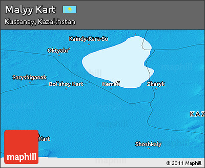Political Panoramic Map of Malyy Kart