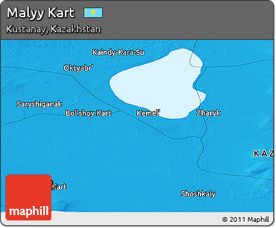 Political Panoramic Map of Malyy Kart