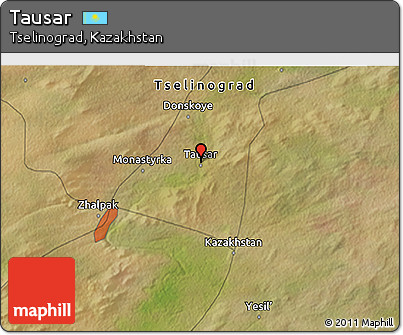 Satellite 3D Map of Tausar