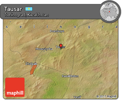 Satellite Map of Tausar
