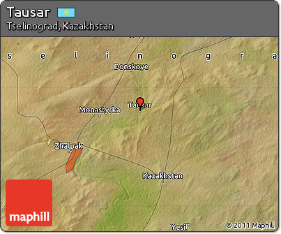 Satellite Map of Tausar