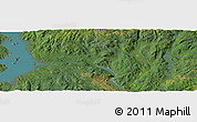 Satellite Panoramic Map of the area around 51° 19' 36" N, 67° 55' 30" W