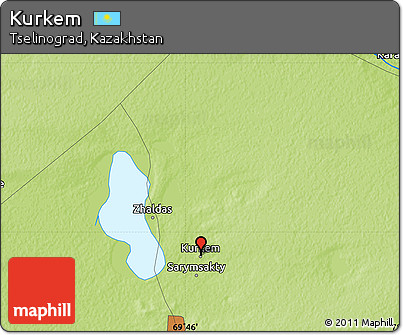 Physical Map of Kurkem