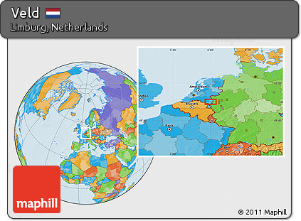 Political Location Map of Veld