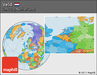 Political Location Map of Veld