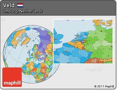 Political Location Map of Veld