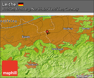 Physical 3D Map of Leithe