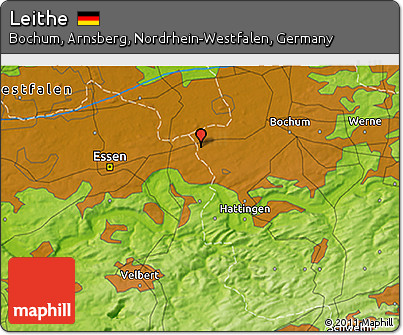 Physical 3D Map of Leithe
