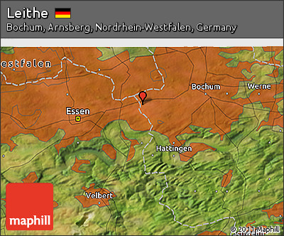 Satellite 3D Map of Leithe
