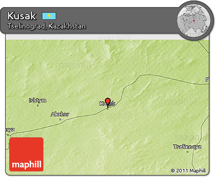 Physical 3D Map of Kusak
