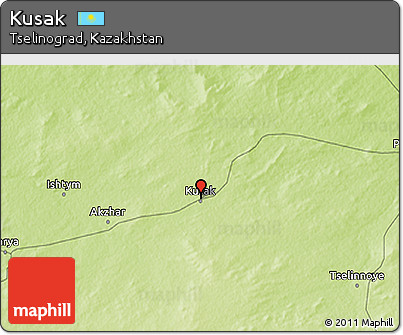 Physical 3D Map of Kusak