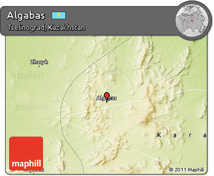 Physical Map of Algabas