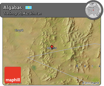 Satellite Map of Algabas