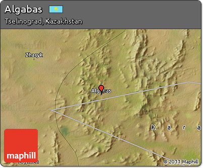 Satellite Map of Algabas