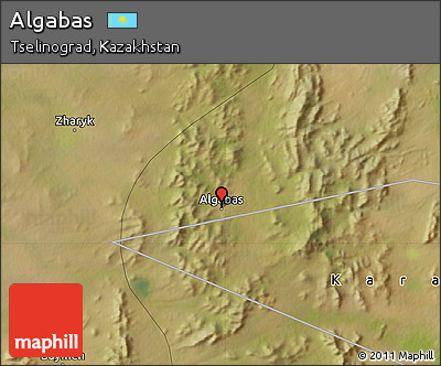 Satellite Map of Algabas