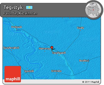 Political 3D Map of Tegistyk