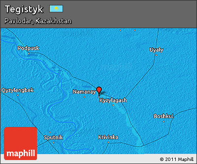 Political 3D Map of Tegistyk