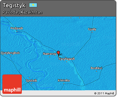 Political 3D Map of Tegistyk