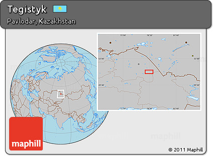 Gray Location Map of Tegistyk