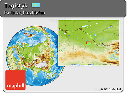 Physical Location Map of Tegistyk