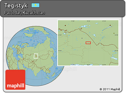 Savanna Style Location Map of Tegistyk