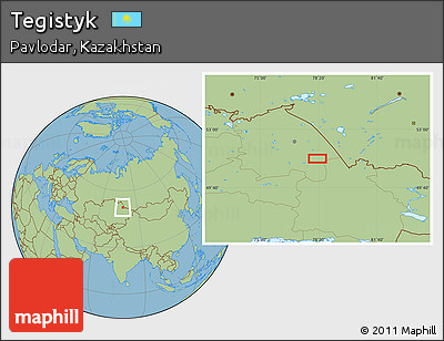 Savanna Style Location Map of Tegistyk