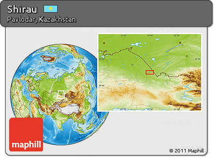 Physical Location Map of Shirau