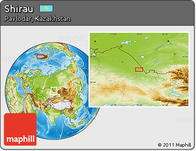 Physical Location Map of Shirau