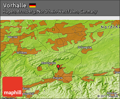Physical 3D Map of Vorhalle